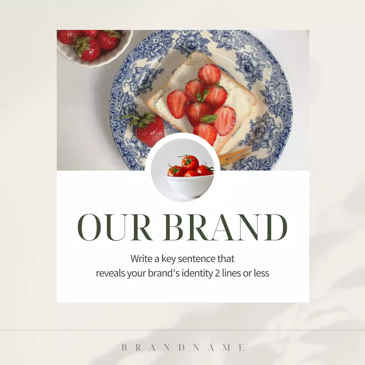 Beige Minimal Brand Promotion Instagram Carousel