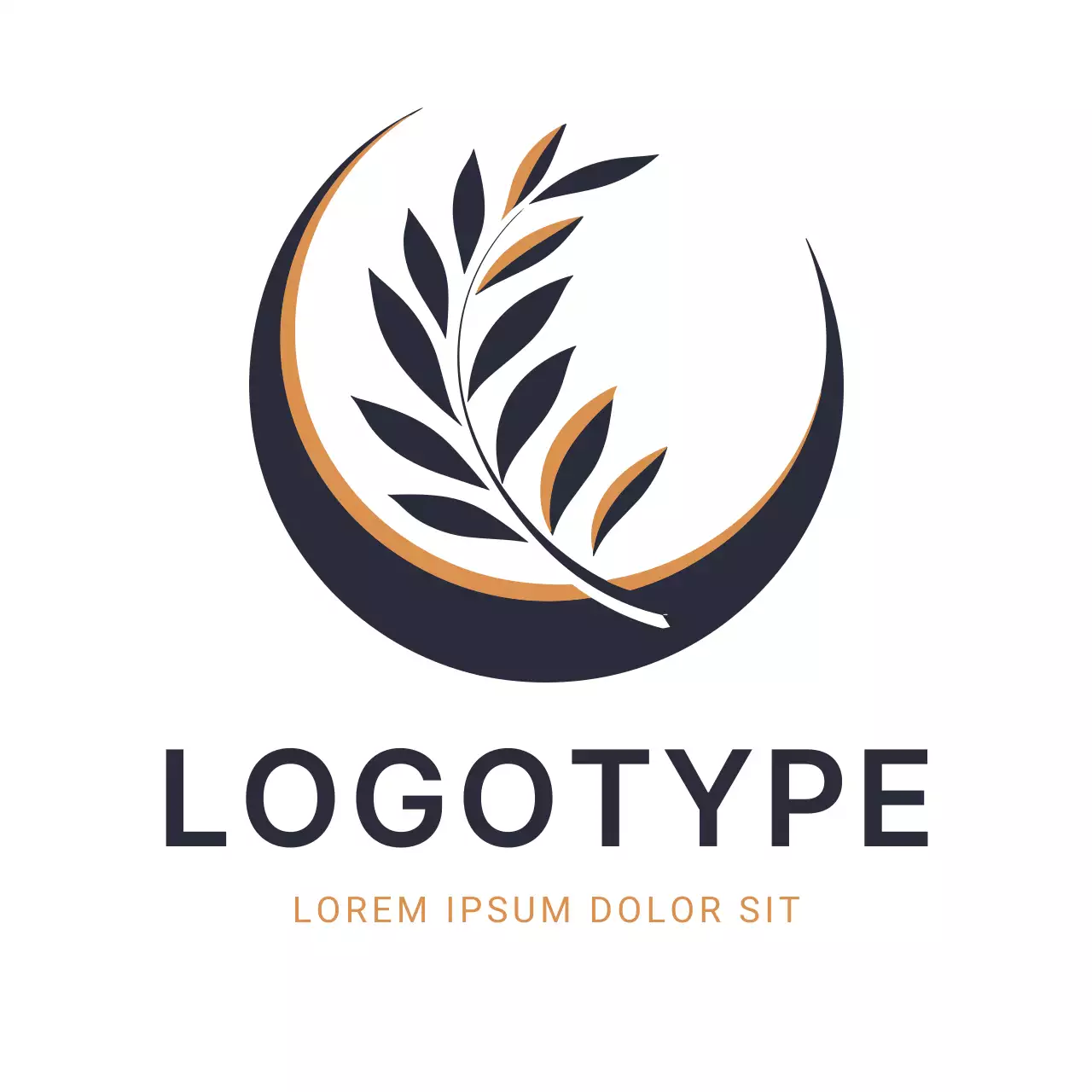 Black Minimal Design Logo