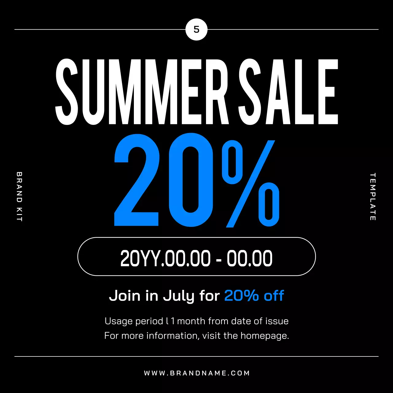 Blue Modern Brand Promotion Instagram Carousel