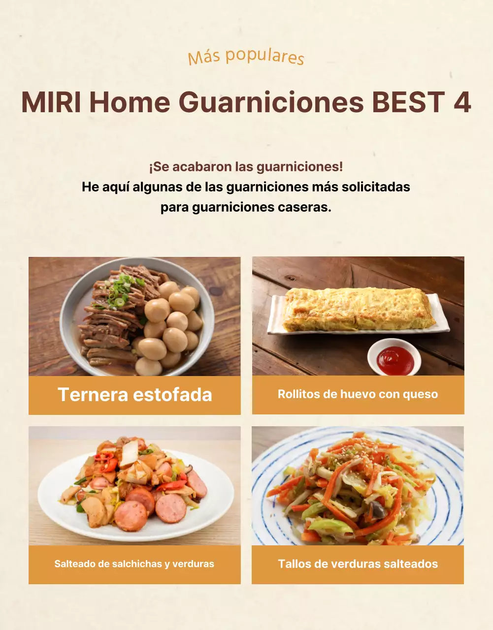 Promueve una tienda de guarniciones de aspecto tradicional en beige y naranja