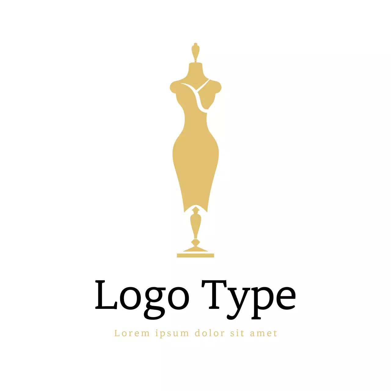 Gold Elegant Fashion Logo