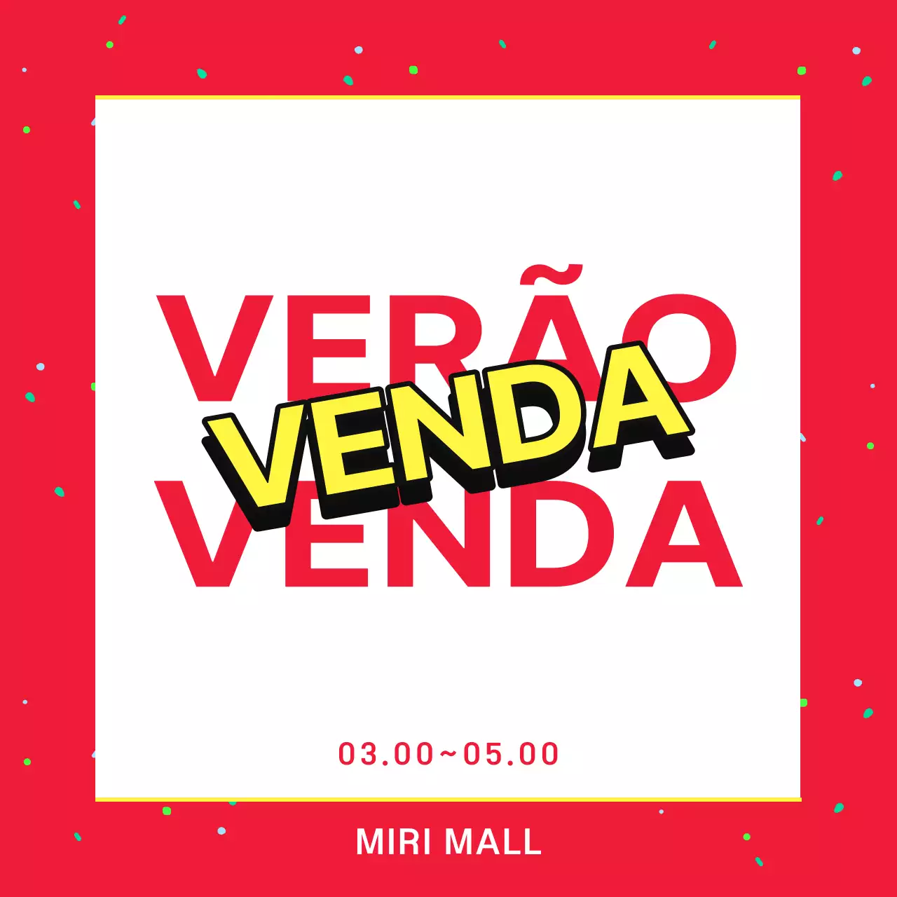 Promover as vendas de verão com toques de vermelho