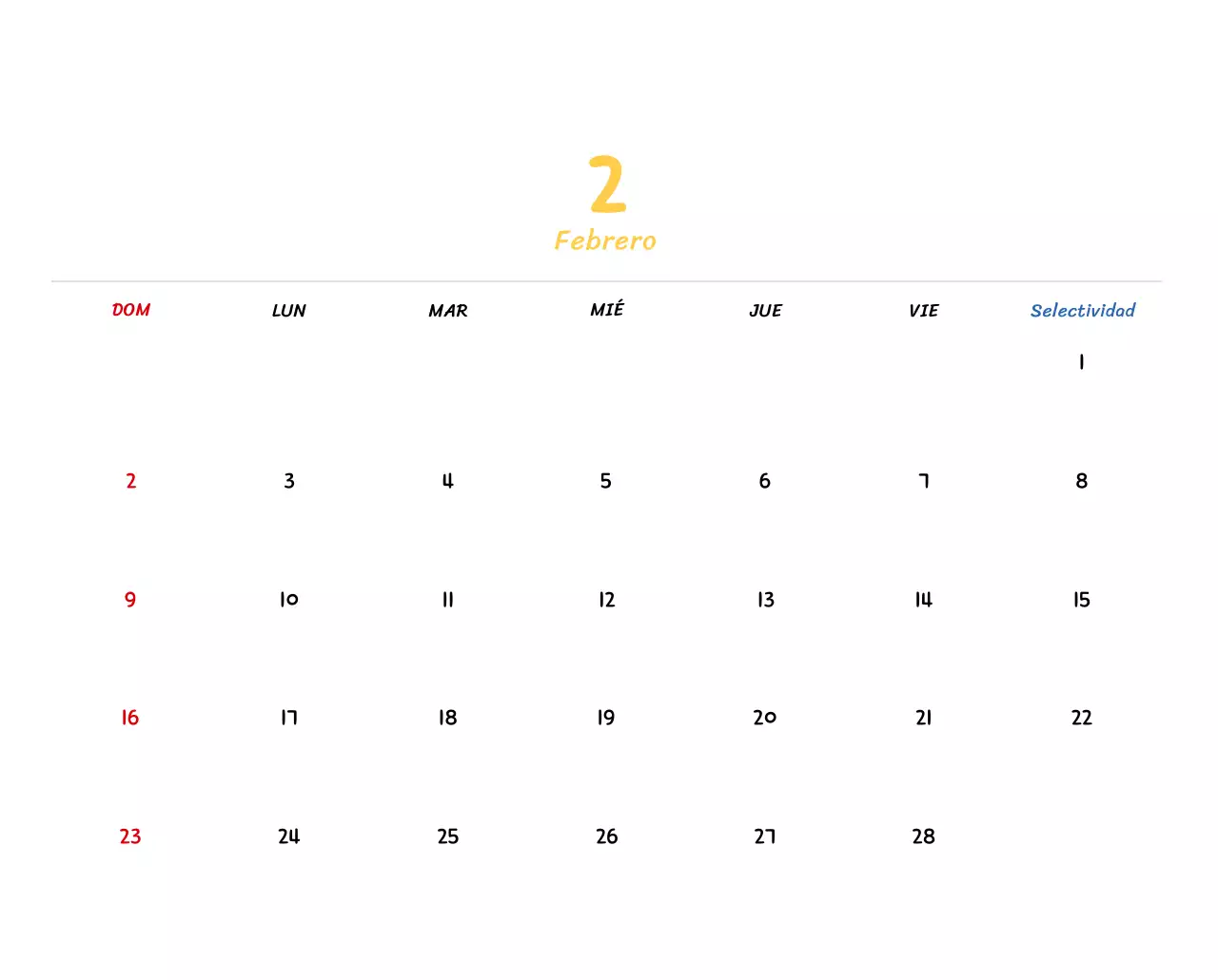 Calendario de Año Nuevo con simpáticas ilustraciones