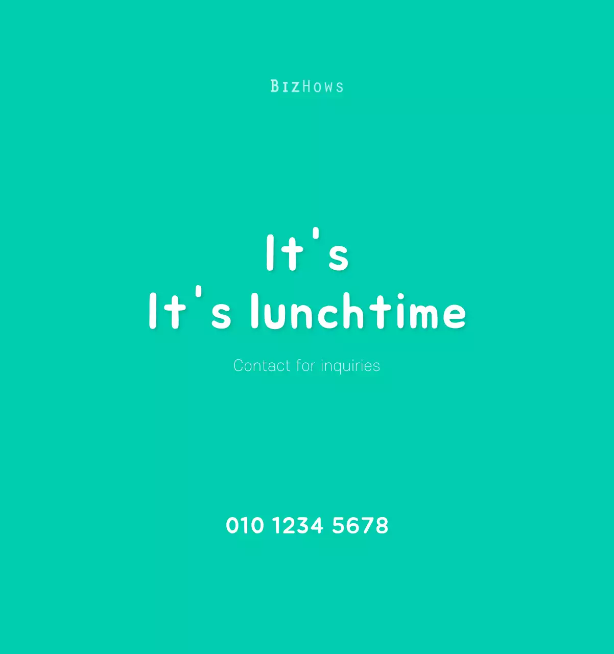 New Year's calendar with cute illustrations