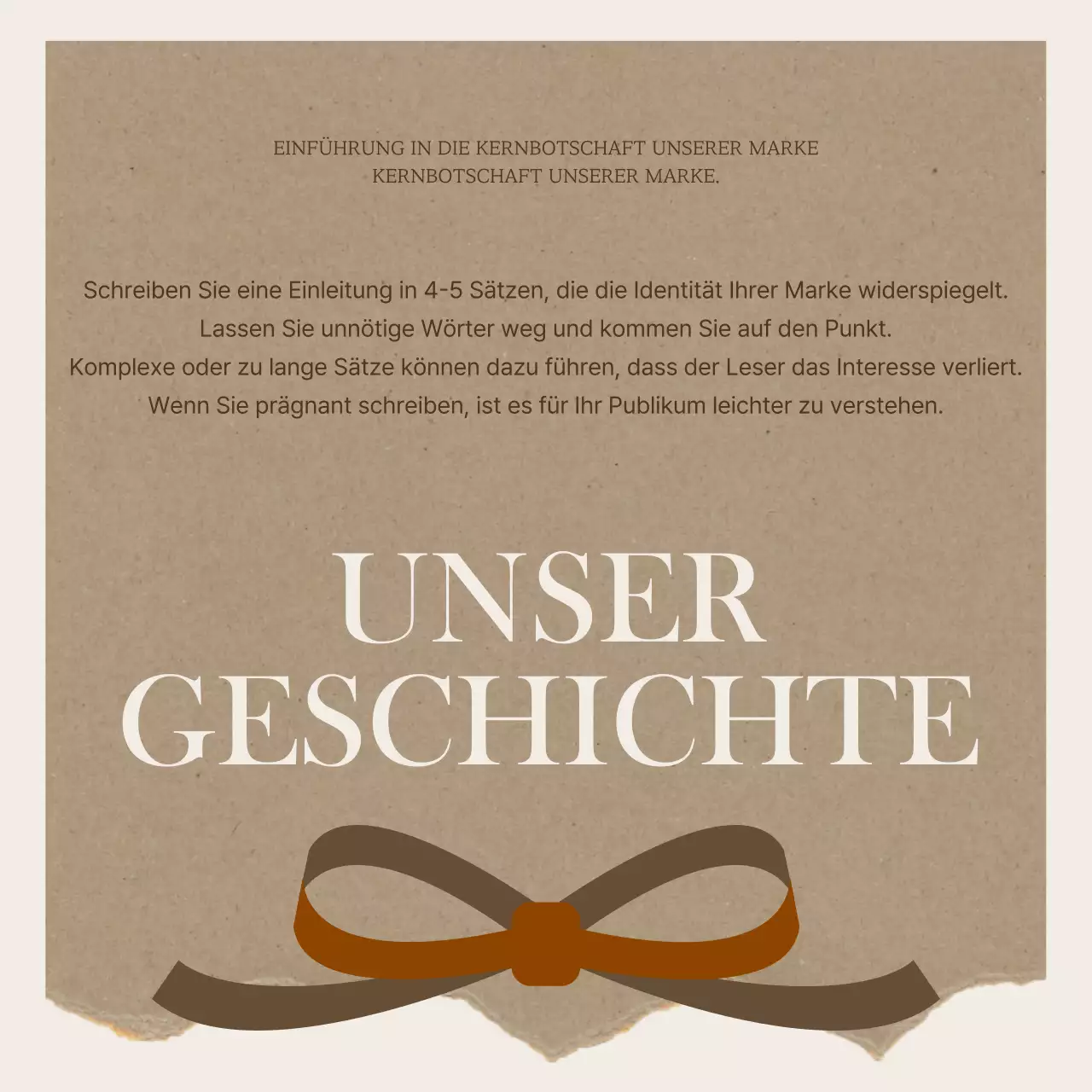 Eine Einführung in moderne Modemarken in Beige und Braun