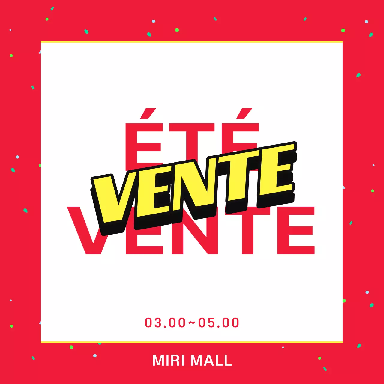 Promouvoir les ventes d'été avec des accents rouges