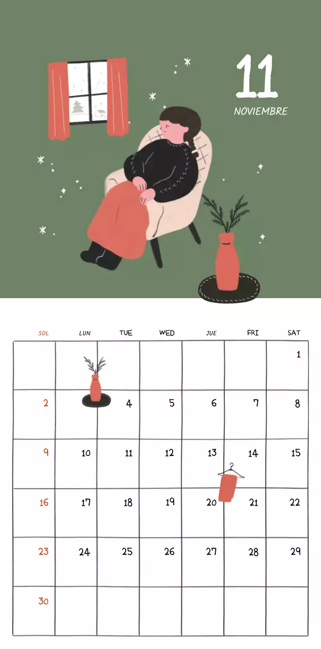 Un concepto de ilustración cotidiano, colorido y simpático