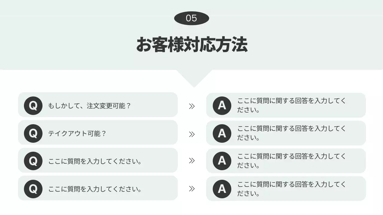 ミント シンプル マニュアル プレゼンテーション