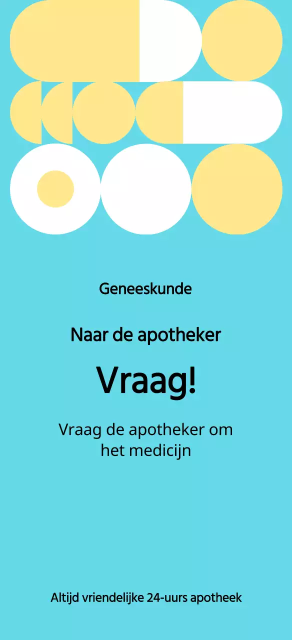 Nette, gele, 24-uurs apotheekgids