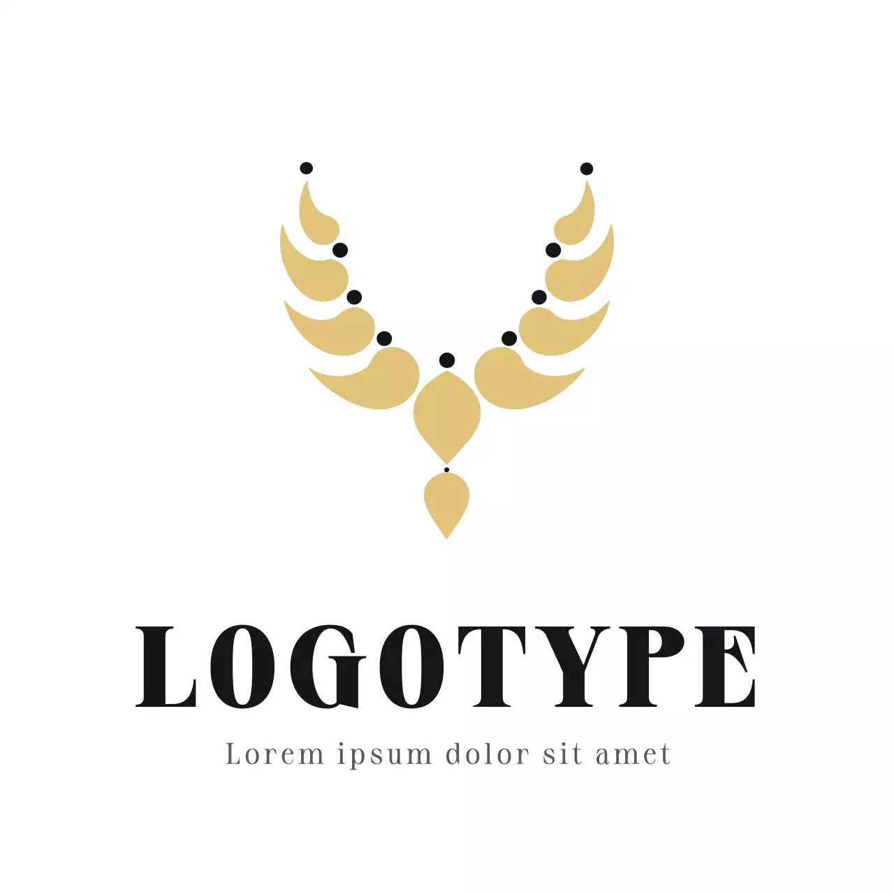 Gold Elegant Design Logo