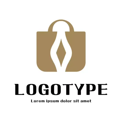 Beige Minimal Design Logo