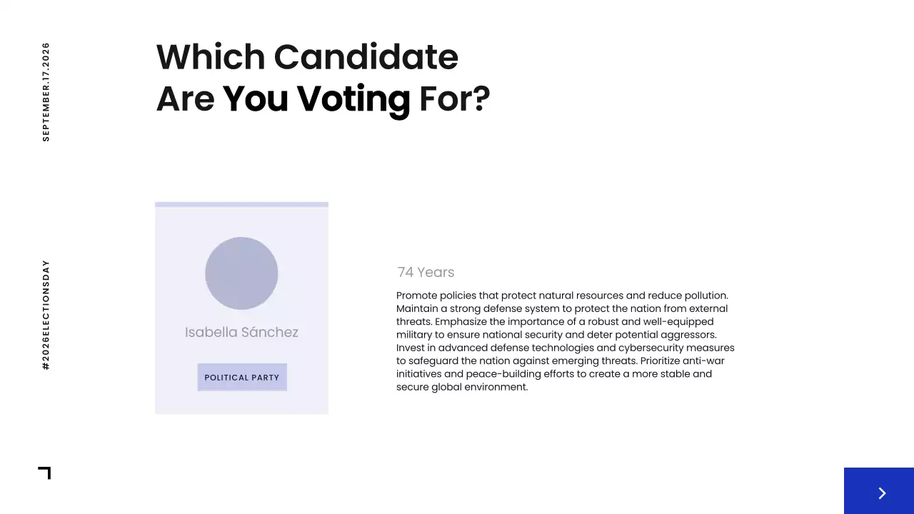 White Modern Voter Registration Guide Presentation