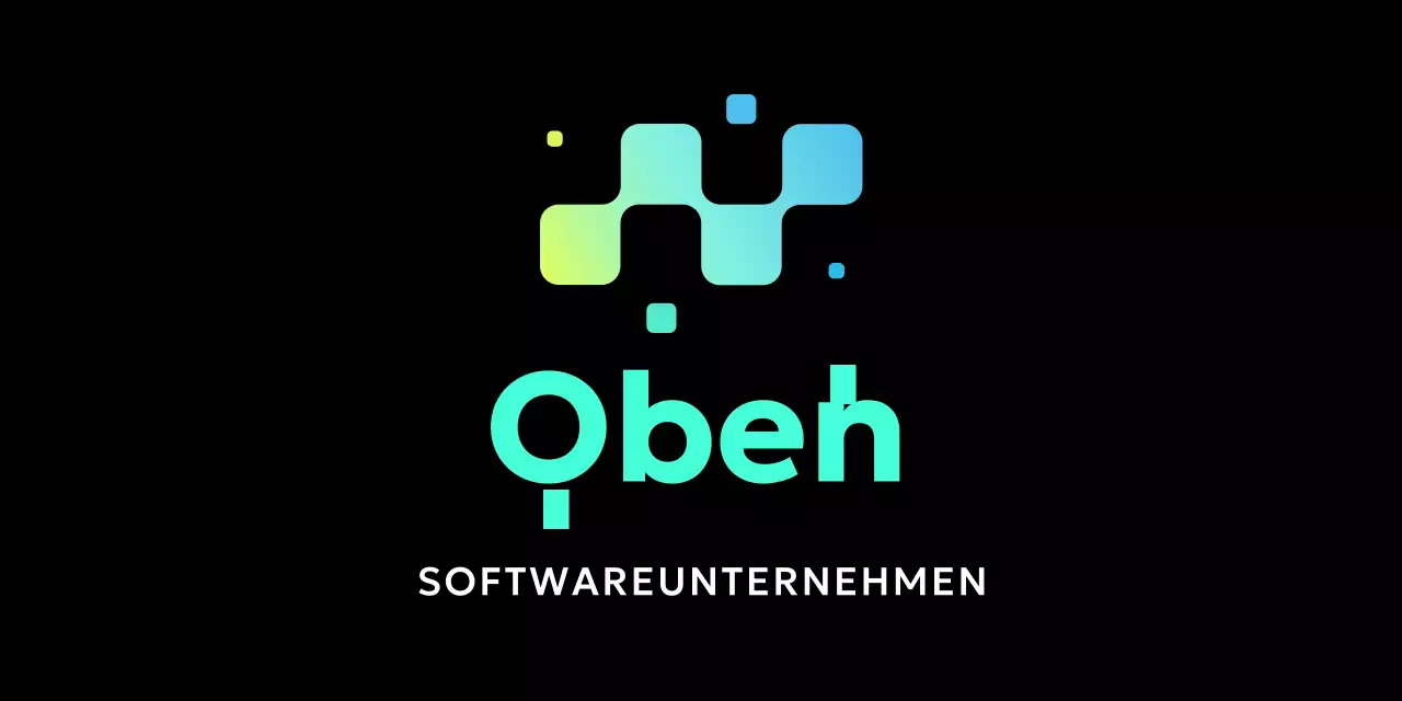 Einfaches Firmenseminar mit Farbverlaufslogo