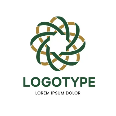 Green Geometric Design Logo