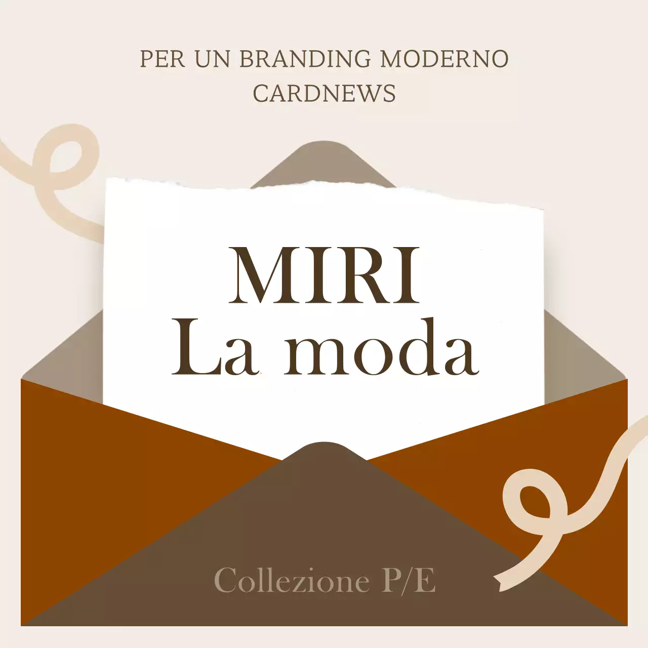 Un'introduzione ai marchi della moda moderna in beige e marrone
