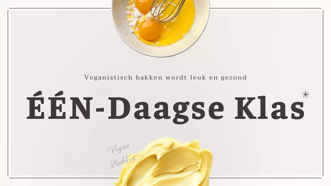 Luxe bakken in bruin en beige cursusmateriaal voor één dag