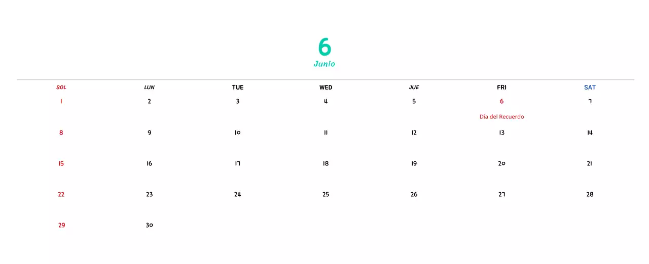 Calendario de Año Nuevo con simpáticas ilustraciones