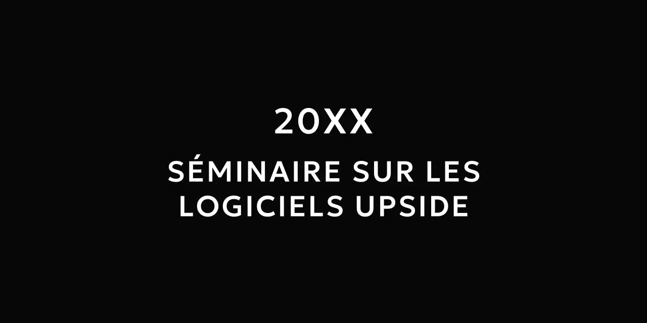 Séminaire d'entreprise simple avec logo dégradé