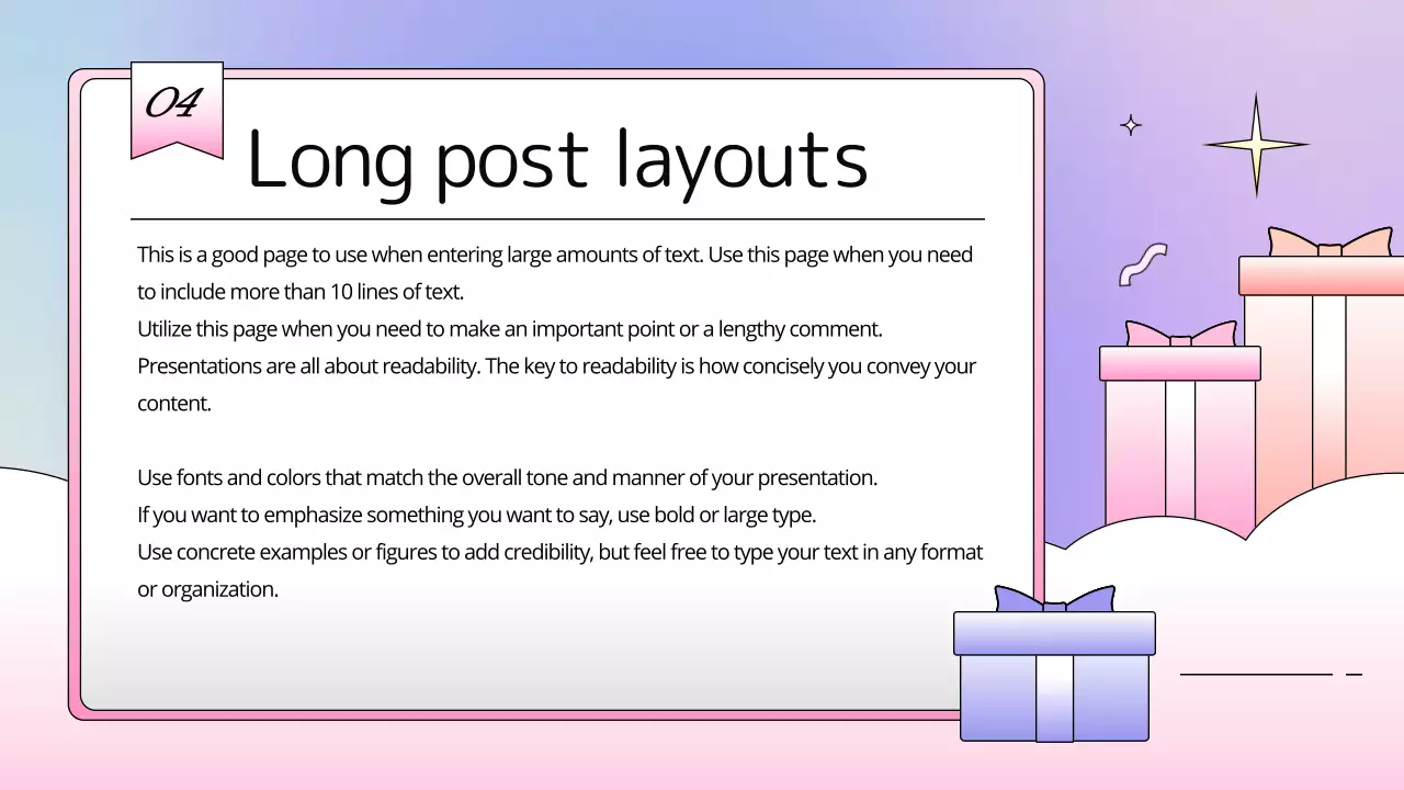 Pastel Trendy Business Presentation