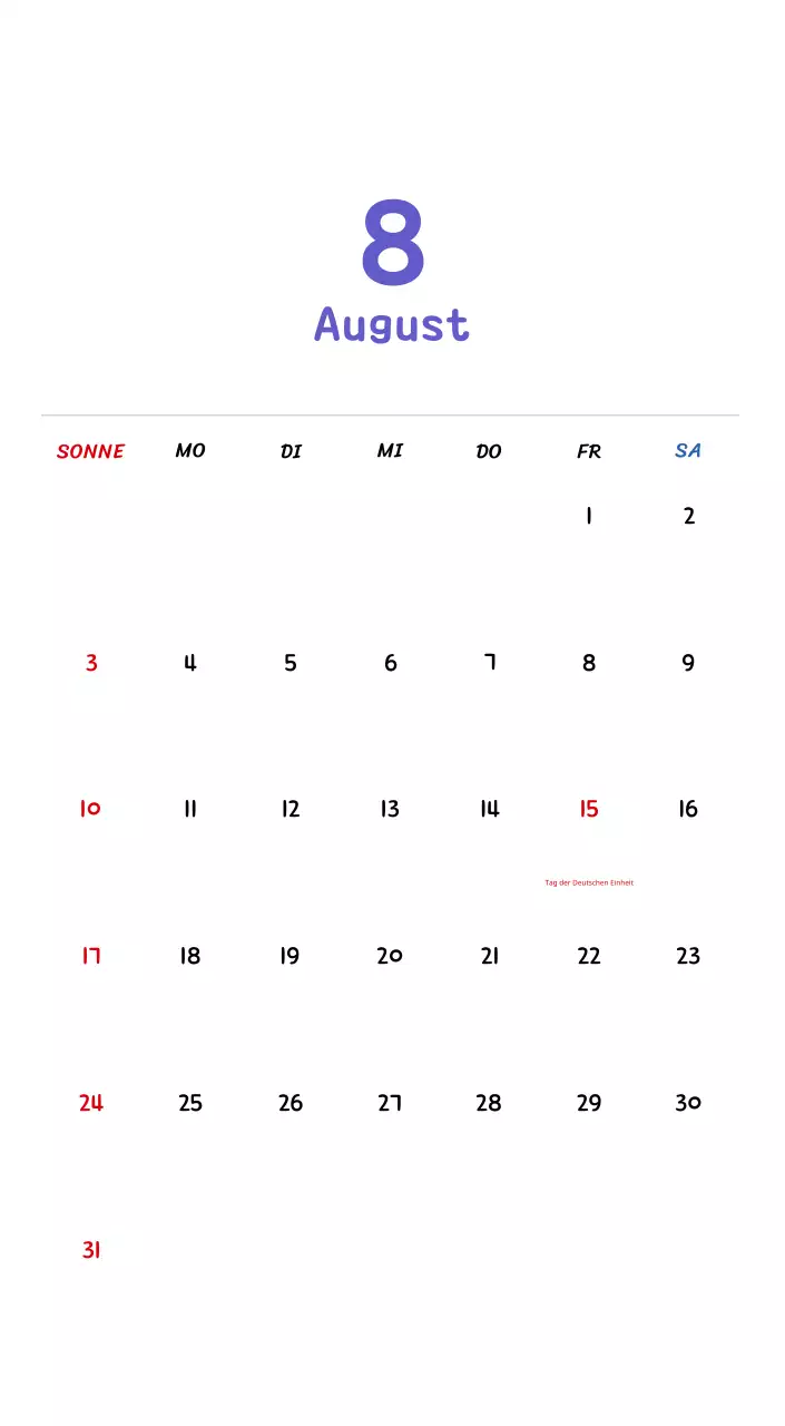 Neujahrskalender mit niedlichen Illustrationen