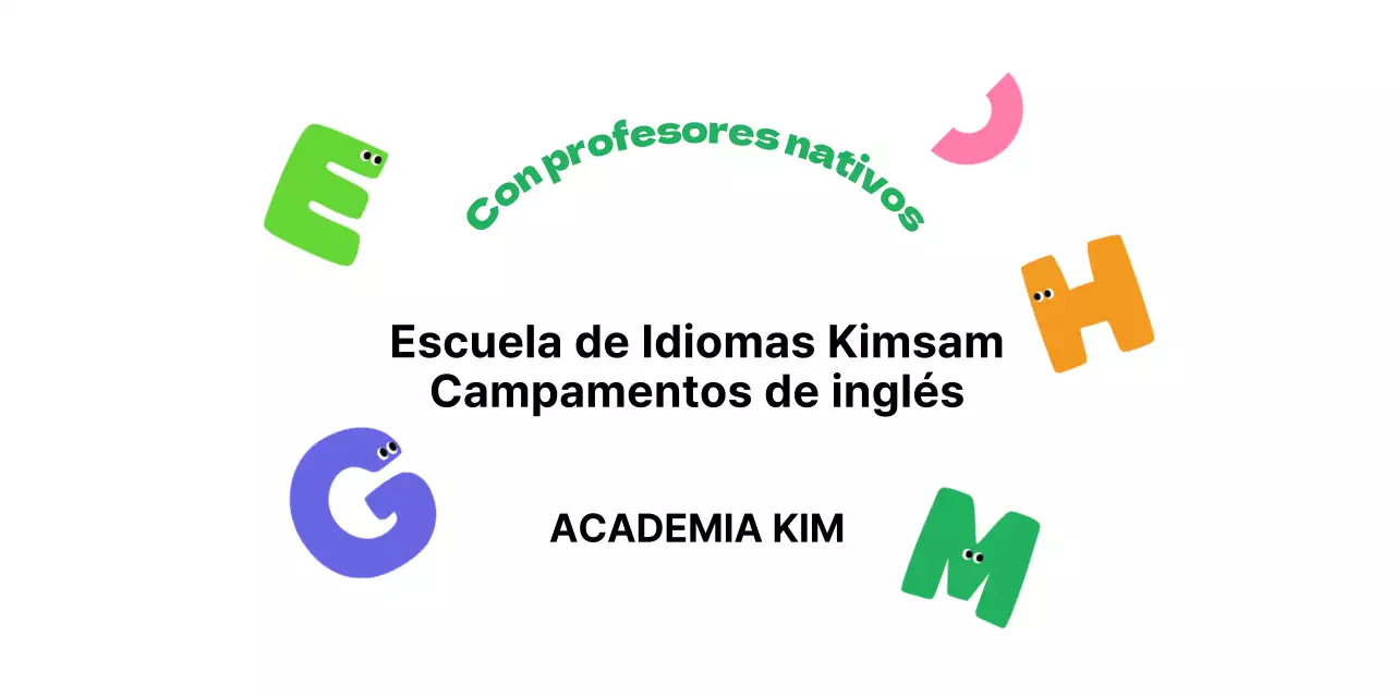 Un simpático y colorido campamento de inglés diferente