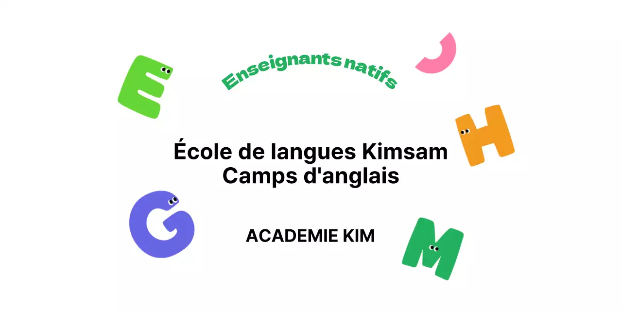 Un camp d'anglais mignon et coloré qui fait la différence