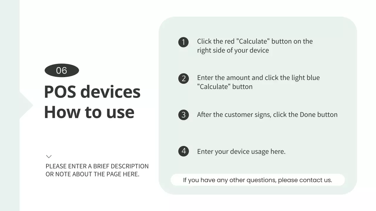 Presentasi Manual Toko Sederhana Putih