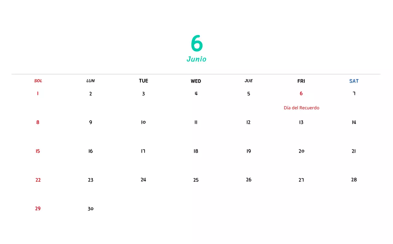 Calendario de Año Nuevo con simpáticas ilustraciones