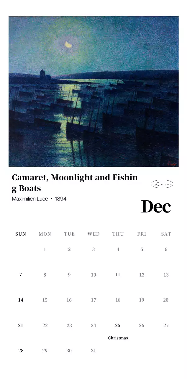 A simple, classic masterpiece in black and gray