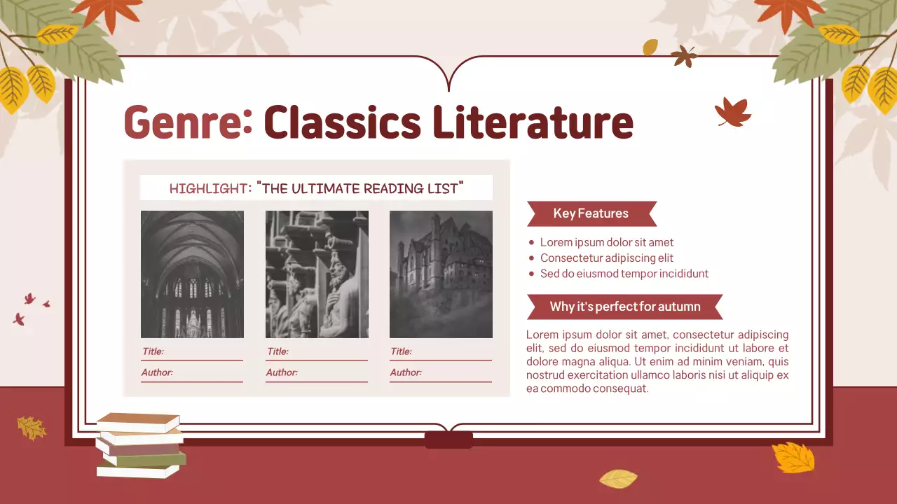 Trình bày hướng dẫn Sách Brown Rustic