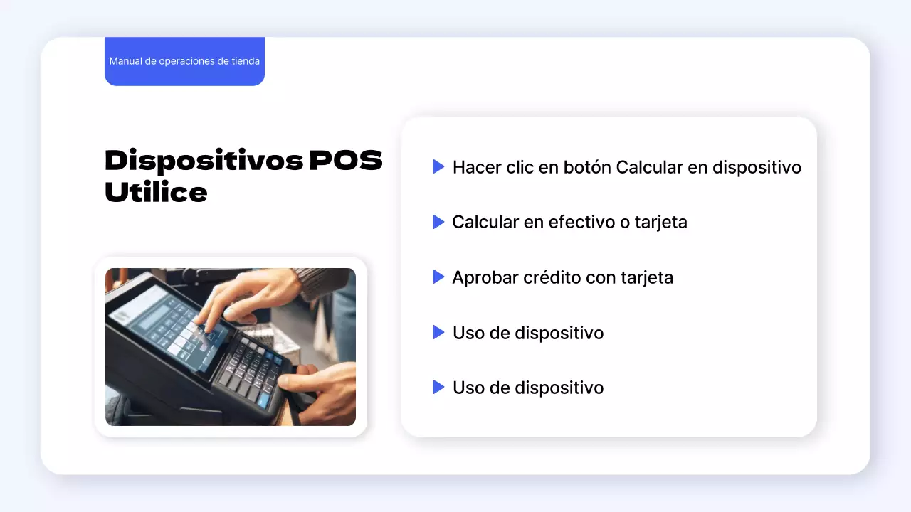 Guía de normas de funcionamiento sencillas para tiendas azules y amarillas