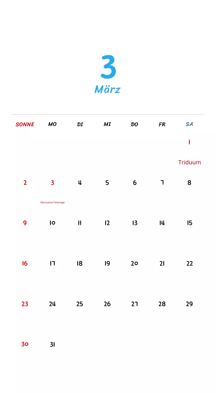 Neujahrskalender mit niedlichen Illustrationen