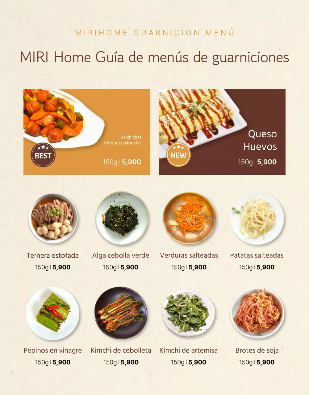 Promueve una tienda de guarniciones de aspecto tradicional en beige y naranja