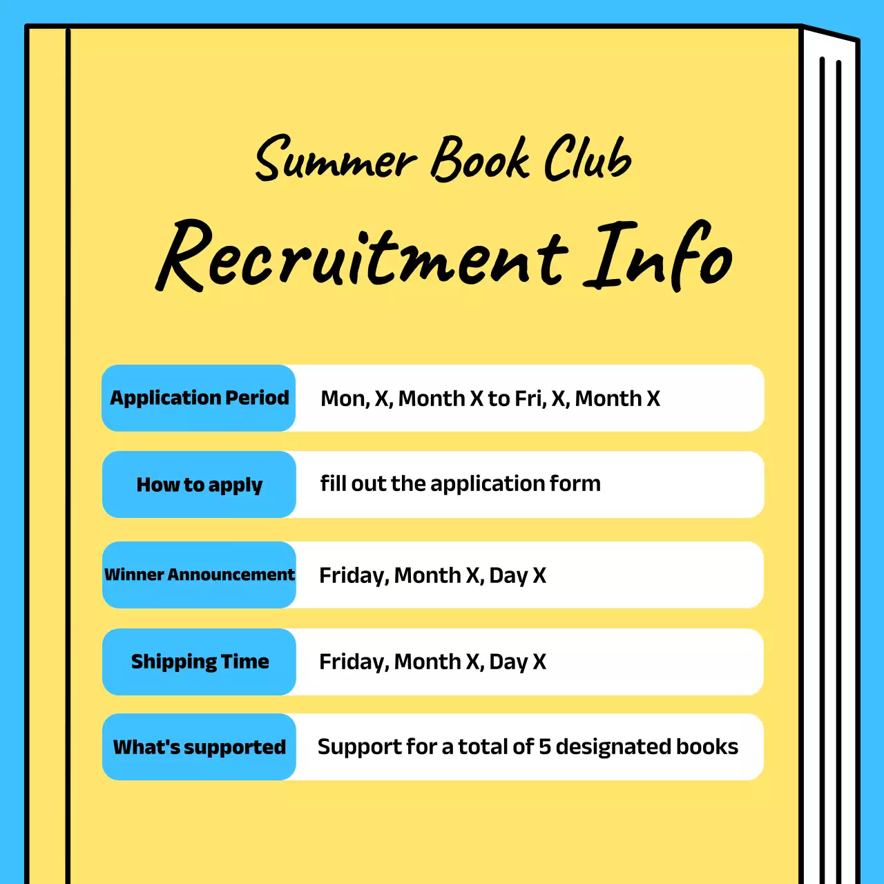 Blue Trendy Book Promotion Instagram Carousel