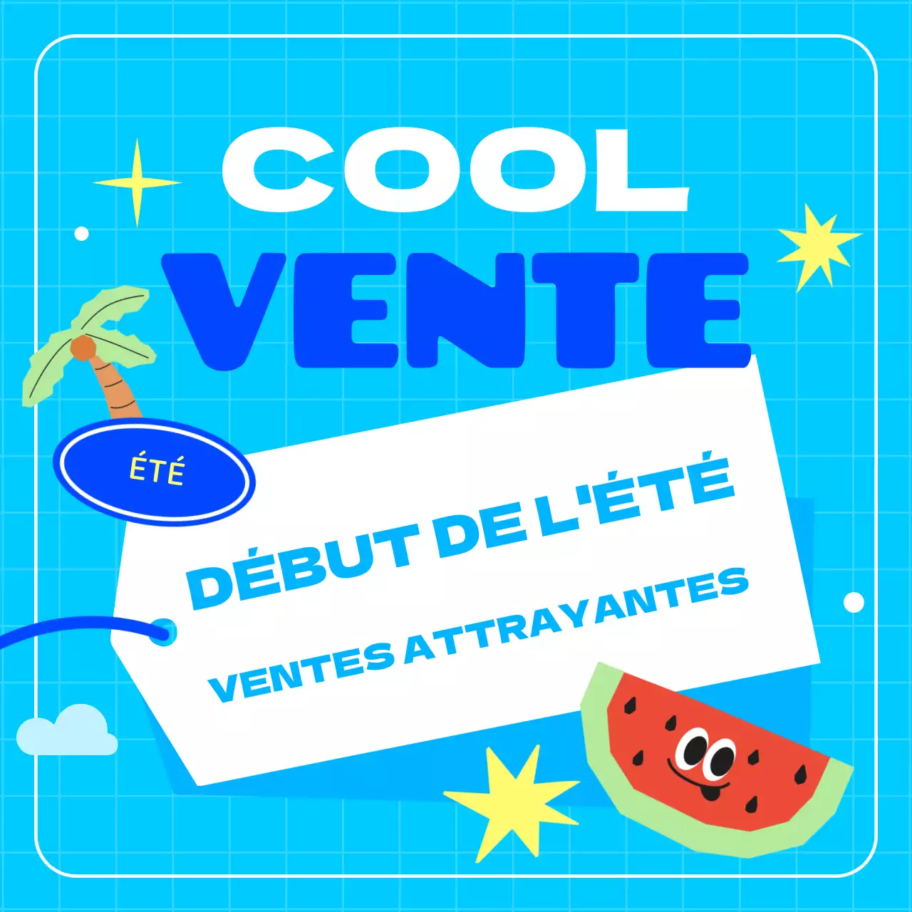 Faites la promotion de vos événements estivaux en bleu clair