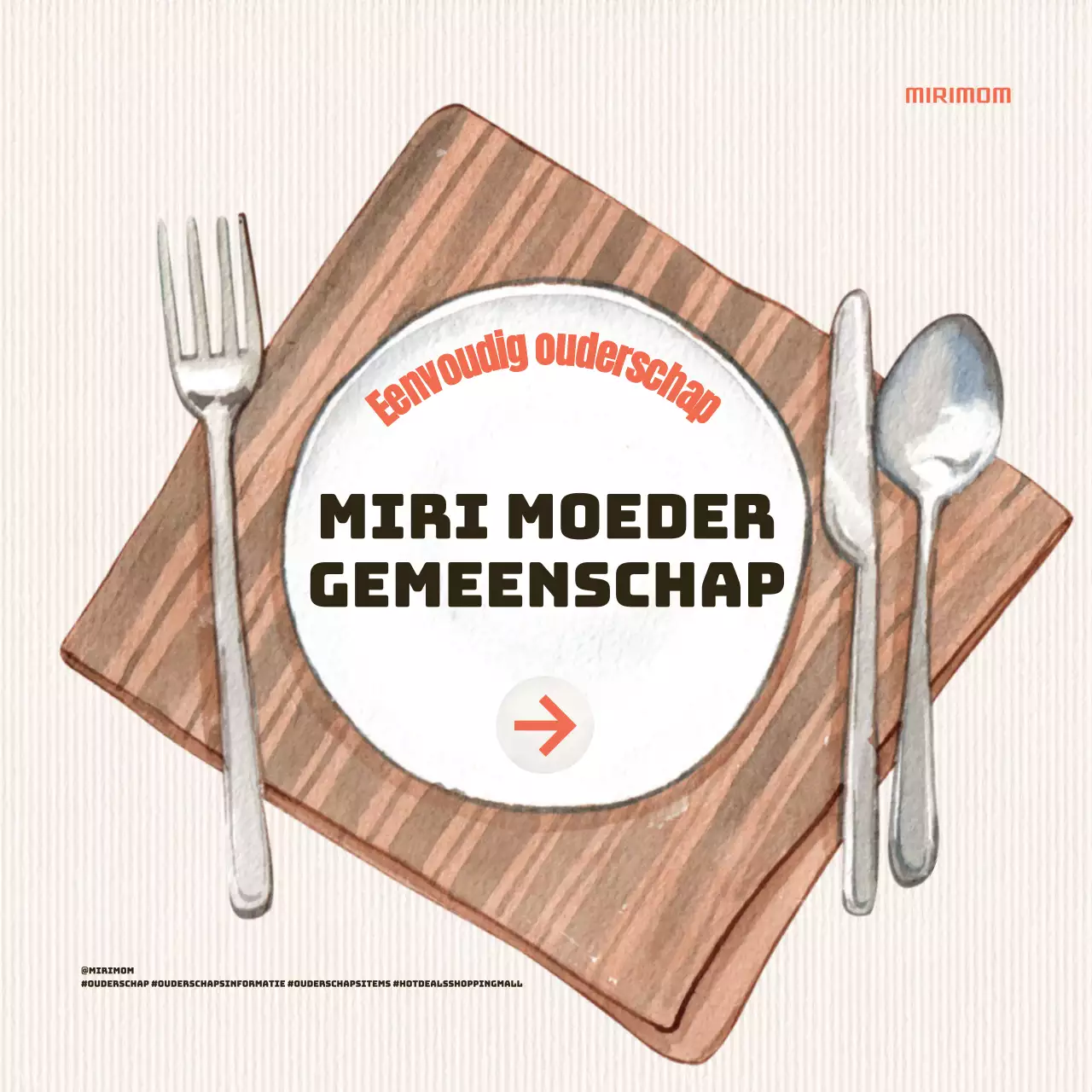 Over deze schattige oranje en ivoorkleurige babyvoeding