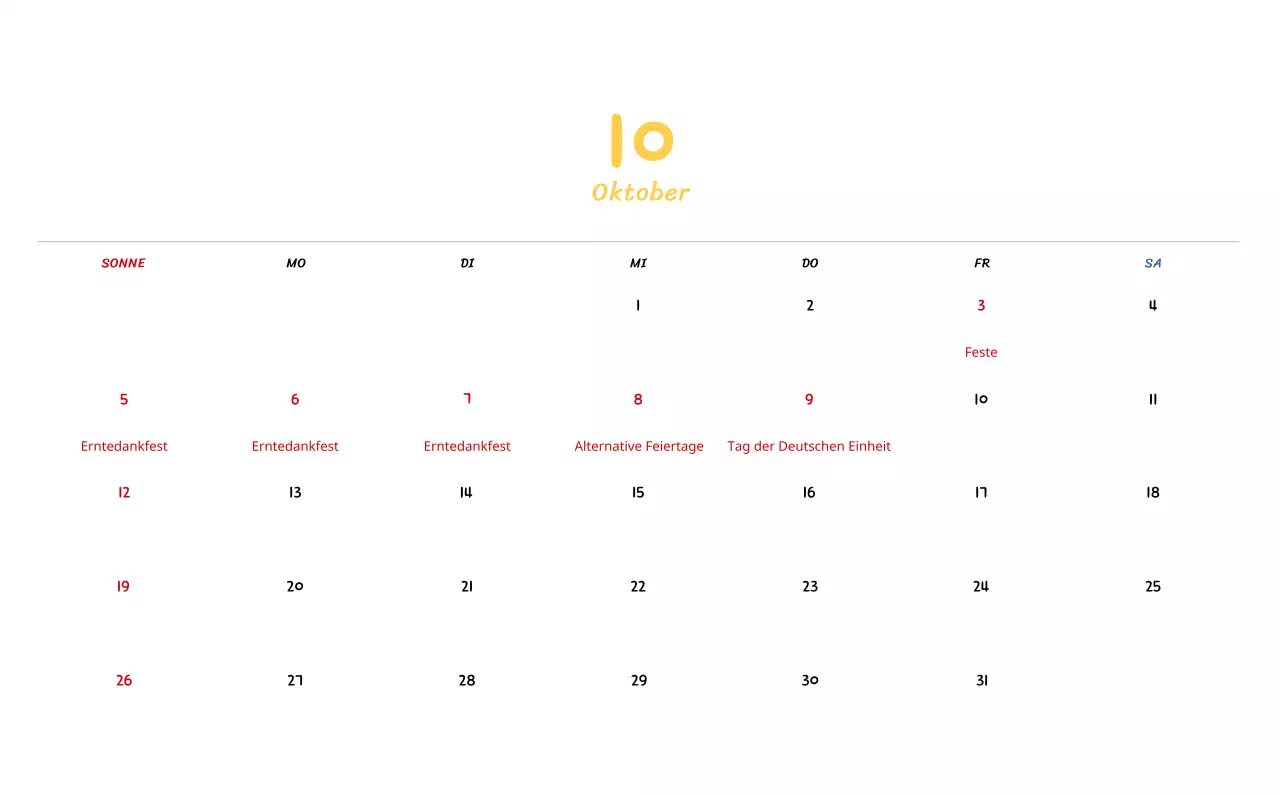 Neujahrskalender mit niedlichen Illustrationen