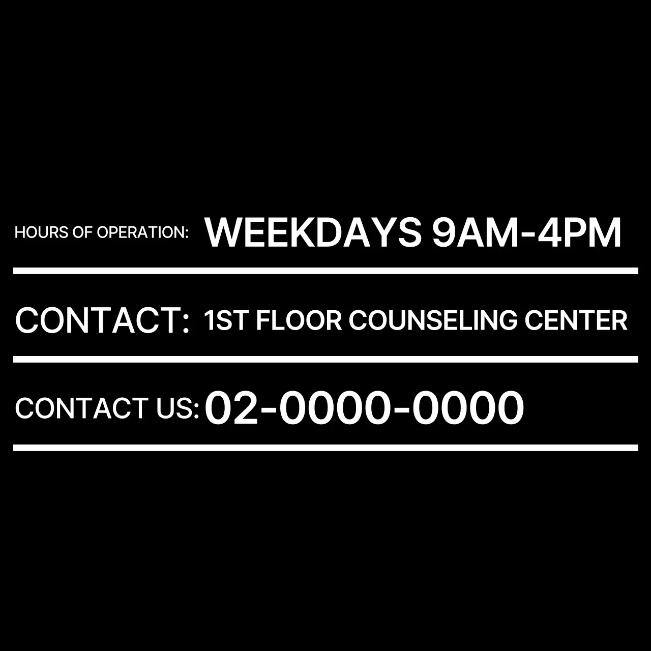 Promote your modern social work center