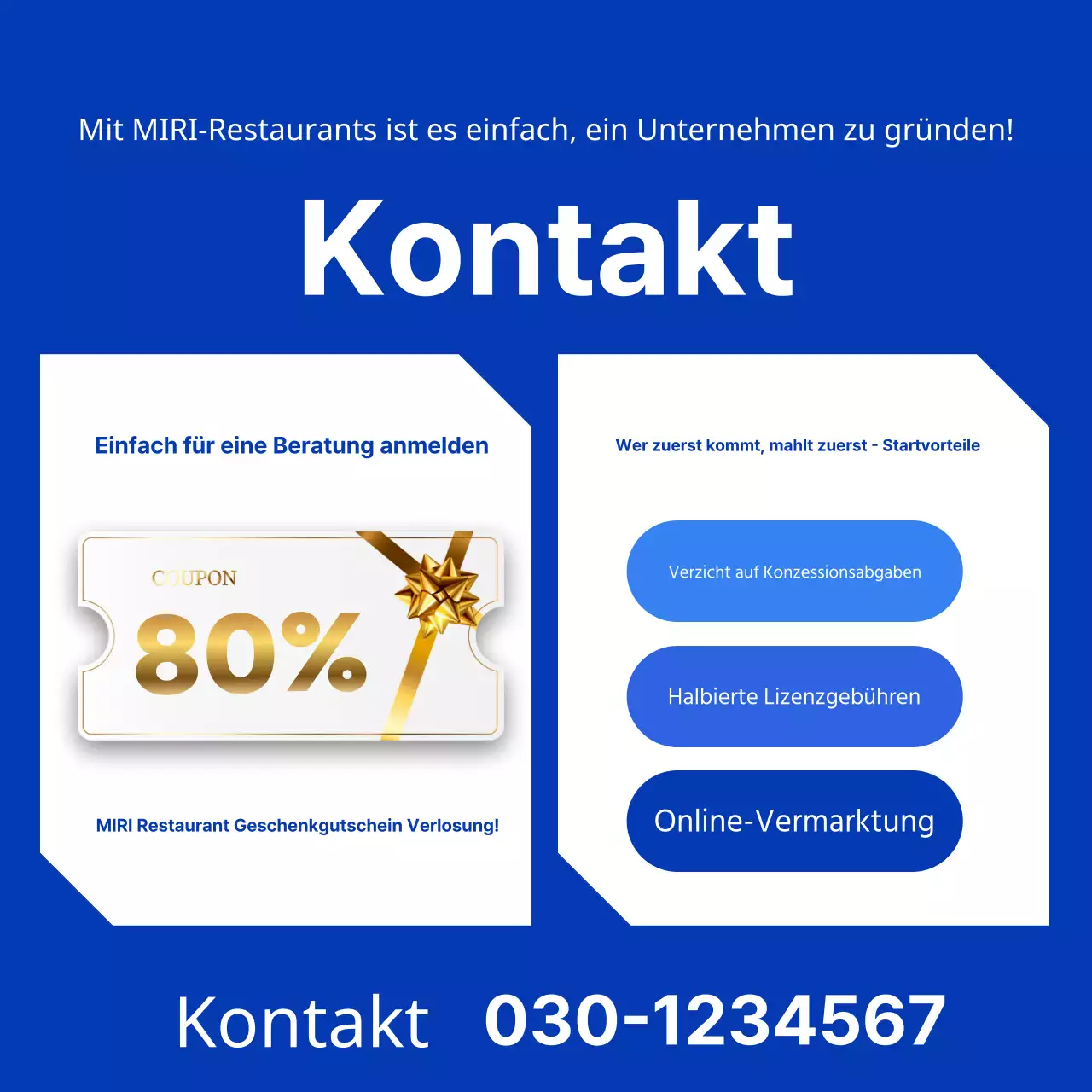 Ein sauberes blaues und orangefarbenes Franchise-Spielfeld