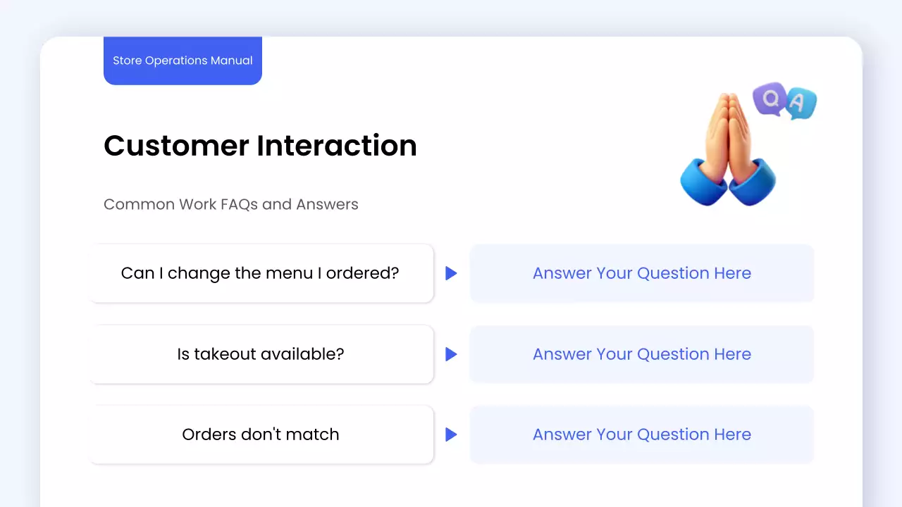 Blue Modern Store Guide Presentation