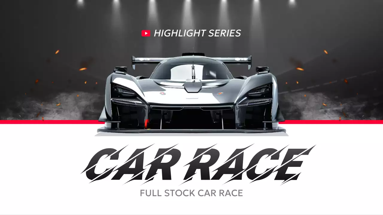 Thumbnail YouTube Promosi Mobil Modern Hitam