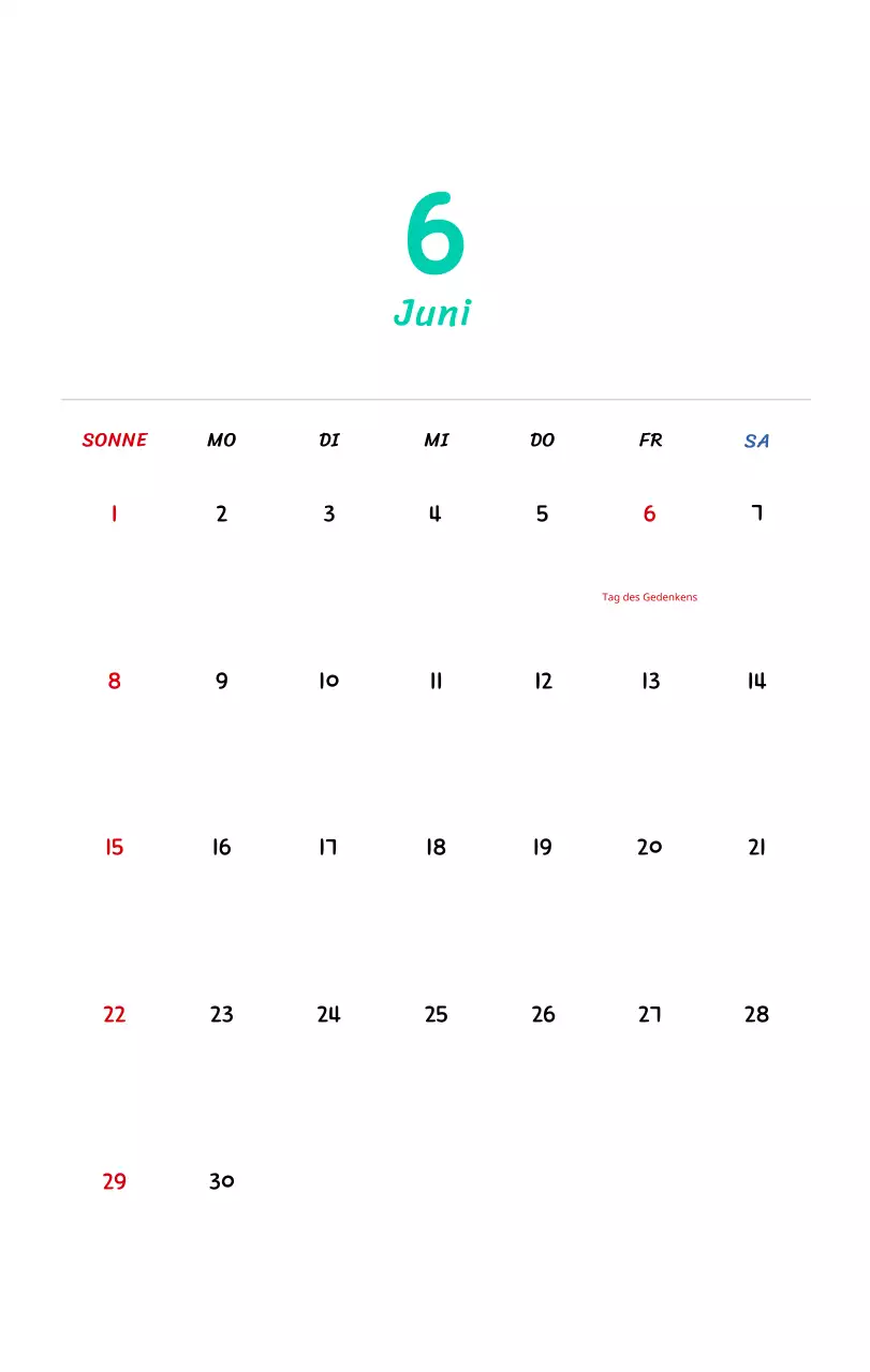 Neujahrskalender mit niedlichen Illustrationen