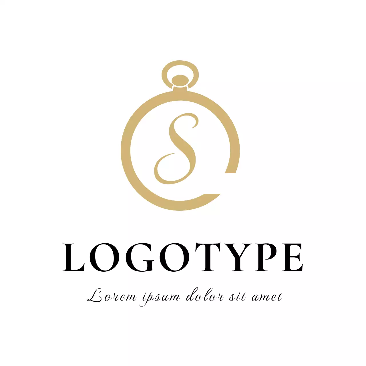 Gold Elegant Design Logo