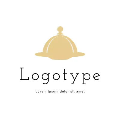 Beige Minimal Design Logo