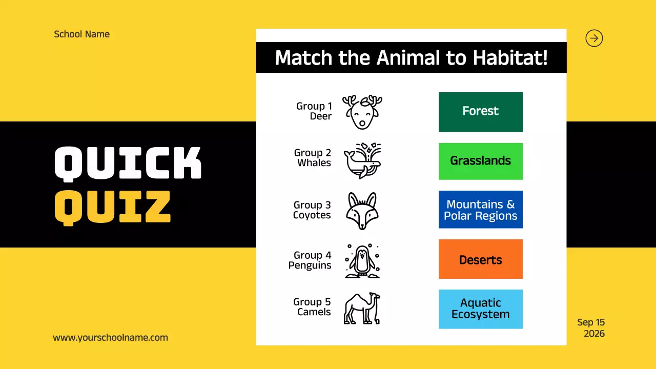 Blue Modern Animal Guide Presentation