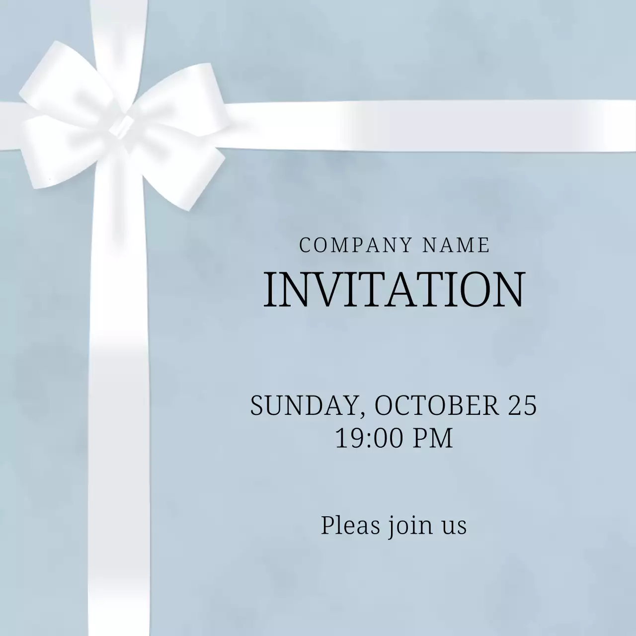 고급스러운 컨셉의 초대장 디자인