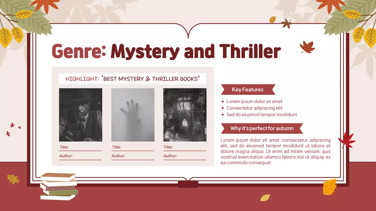 Trình bày hướng dẫn Sách Brown Rustic