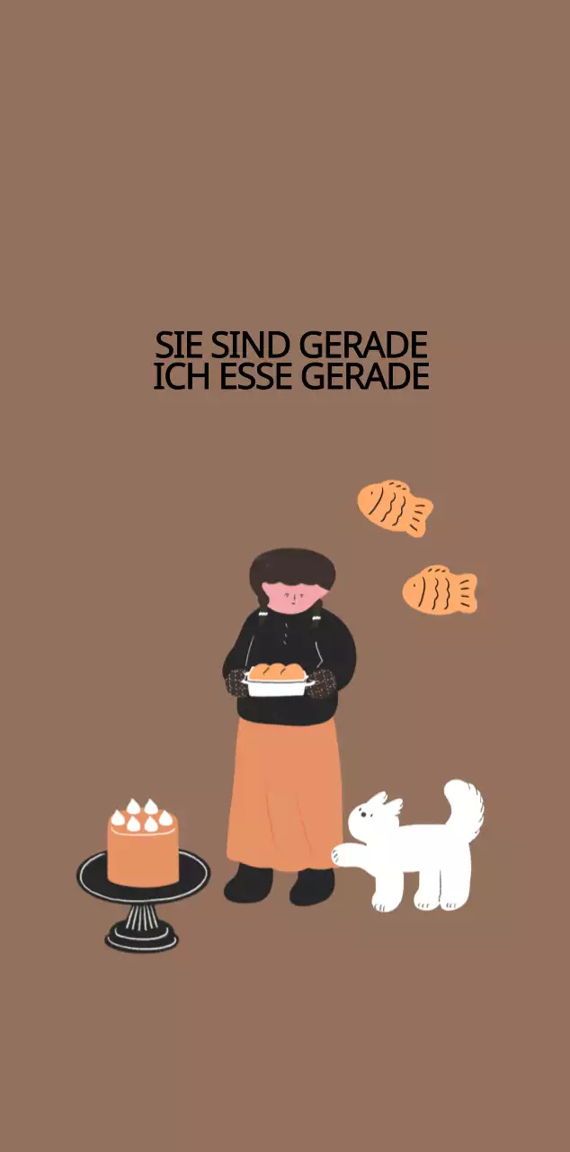 Ein buntes und niedliches Illustrationskonzept für den Alltag