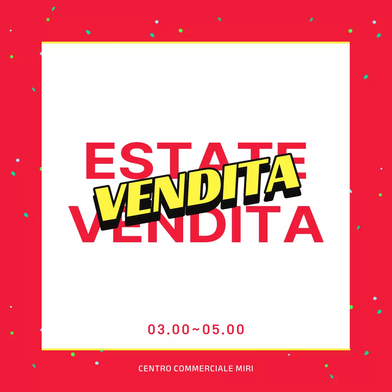 Promuovere le vendite estive con accenti rossi