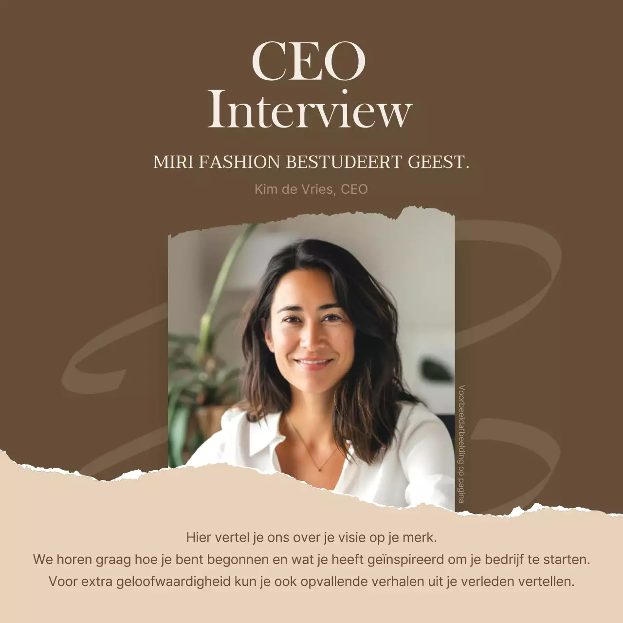 Een introductie tot moderne modemerken in beige en bruin